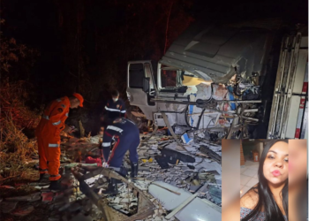 Francisquense morre em grave acidente entre carretas em Nova Era-MG