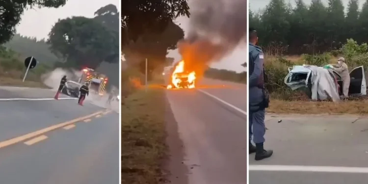 Dois idosos morrem em grave acidente em Aracruz