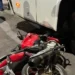 Acidente entre moto e ônibus em cruzamento de Linhares deixa um ferido