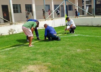 Estádio Joaquim Alves de Souza, em Barra de São Francisco, passa por vistoria para Campeonato Capixaba 2025
