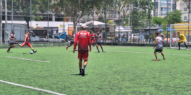 Unicapixaba goleia em jogo-treino de preparação para o Brasileiro de futebol 7