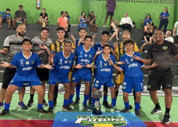 Projeto Futuro Certo é tricampeão capixaba de futsal, na categoria sub-14