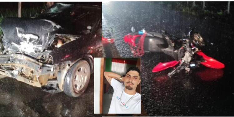 Motociclista morre em grave acidente na “Reta do Maia” em Barra de São Francisco