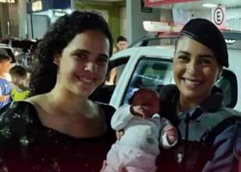 Bebê de nove dias é salvo por policial militar no Centro de Barra de São Francisco