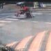 Vídeo mostra adolescente sendo atropelada por moto em São Gabriel da Palha