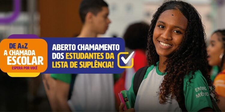 Sedu inicia chamamento dos alunos da lista de suplência em escolas com vagas disponíveis Sedu inicia chamamento dos alunos da lista de suplência em escolas com vagas disponíveis