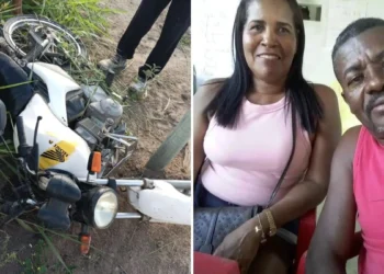Casal morre em grave acidente de moto em Nova Venécia