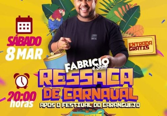 Ressaca de Carnaval e Festival do Caranguejo em Barra de São Francisco; veja a programação Ressaca de Carnaval e Festival do Caranguejo em Barra de São Francisco; veja a programação
