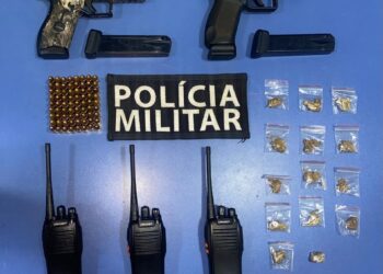 Polícia detém duas pessoas e apreende armas e drogas em São Mateus