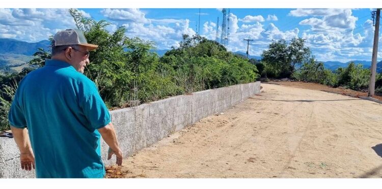 BSF: obra de pavimentação da estrada de acesso à Torre de TV, ponto turístico da cidade, chega à fase final