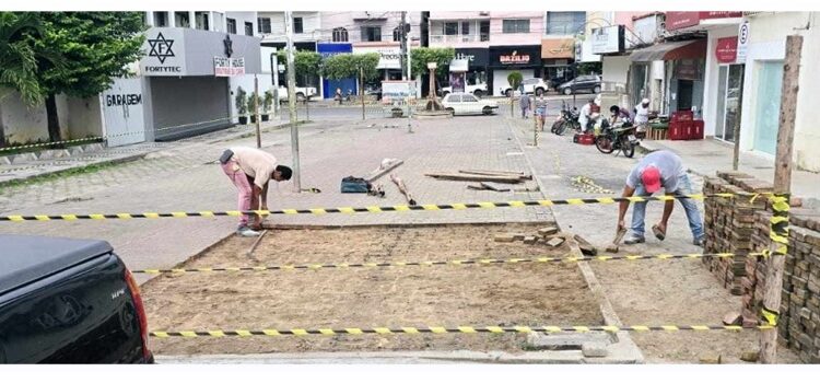Prefeitura de Barra de São Francisco inicia reforma da “Praça da Bíblia”