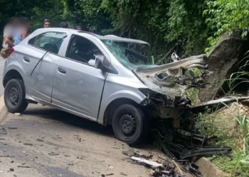 Motorista fica gravemente ferida após colisão com carreta na ES 257, em Aracruz