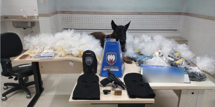 PM prende homem e apreende 6 mil pinos de cocaína em Cariacica