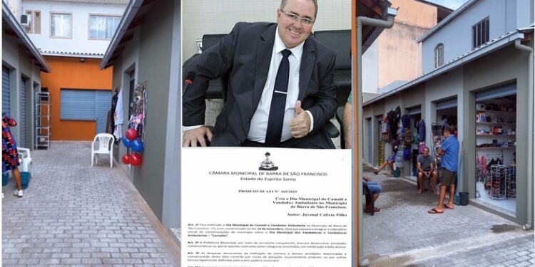 Câmara de Barra de São Francisco aprova criação do Dia Municipal do Camelô e Vendedor Ambulante