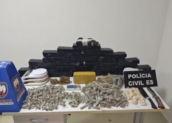 Policia apreende meio milhão em drogas em pequena cidade do Norte do ES