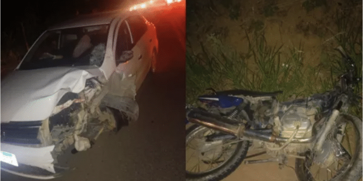 Mulher morre e filho fica ferido em grave acidente na ES-080, em Águia Branca