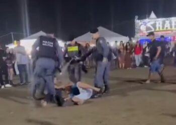 PM que separou briga com voadora durante festa em São Gabriel da Palha terá conduta investigada