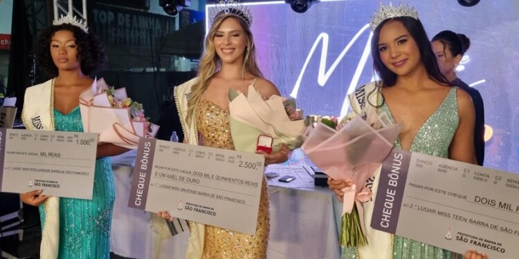 Lívia Profiro é eleita Miss Barra de São Francisco 2025 Lívia Profiro é eleita Miss Barra de São Francisco 2025