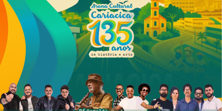 135 anos de Cariacica: programação especial com shows e festival cultural começa na quarta-feira (18), na Nova Orla