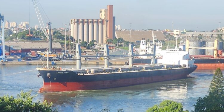 Portos brasileiros batem recorde de movimentação de cargas em 2025