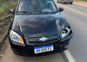 Idoso morre em grave acidente entre carro e moto em Águia Branca