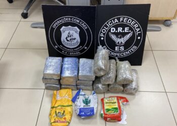 Rota postal MS-ES: apreensão de 34kg de drogas e prisão de seis pessoas