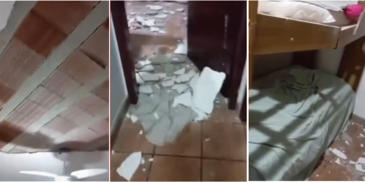 Teto de abrigo para crianças desaba em São Mateus e deixa um pessoa ferida