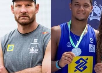 Alison e Juca, da AEST, estreiam nesta sexta (18) no Brasileiro de vôlei de praia, em Cuiabá