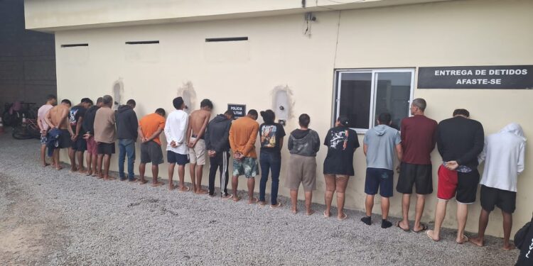 Policia Civil faz “limpeza” em Rio Bananal: 19 prisões até o momento