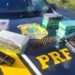PRF apreende 10,3kg de cocaína na BR 259, em João Neiva