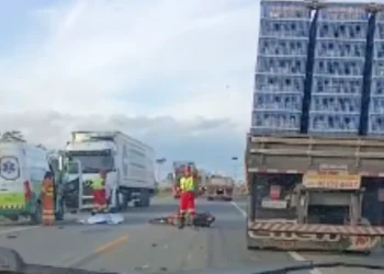 Motociclista morre em colisão na BR 101, em Linhares