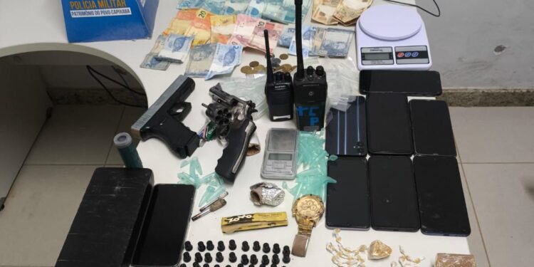 PM prende quatro por tráfico em Água Doce do Norte