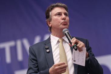 José Cruz/Agência Brasil Brasília (DF), 07/10/2025 – Ministro da educação, Camilo Santana, participa da 5ª Semana Nacional da Educação Profissional e Tecnológica (5ª SNEPT) e o Festival Curicaca começam hoje.
Foto: José Cruz/Agência Brasil