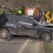 Carro desgovernado causa acidente em Barra de São Francisco Carro desgovernado causa acidente em Barra de São Francisco