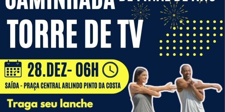 Caminhada de Final de Ano até a Torre de TV acontece neste domingo em Barra de São Francisco