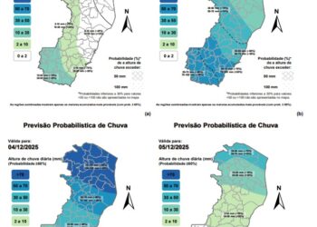 Vem chuva forte para o Norte e Noroeste