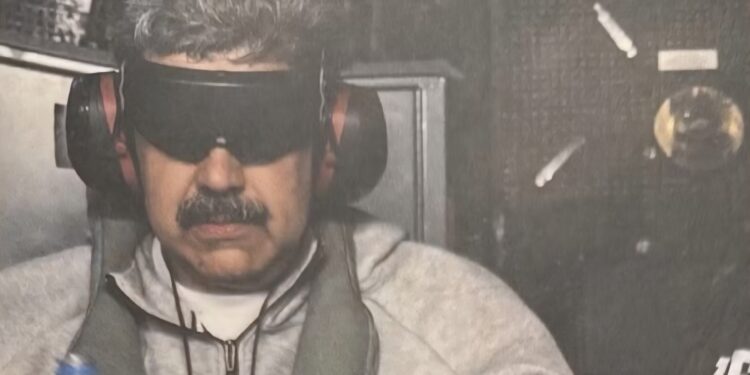 Trump publica suposta foto de Maduro em navio após captura