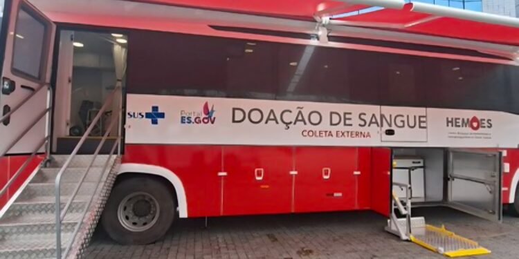 Hemoes ganha mais um ônibus para coletar sangue nas cidades