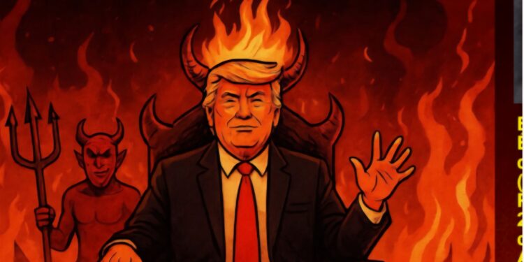 Imagina o inferno em que se transforma o império de Satã quando Trump chega por lá! Imagina o inferno em que se transforma o império de Satã quando Trump chega por lá!