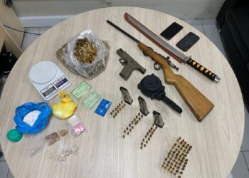Polícia Civil prende homem e apreende arma e drogas durante operação em Aracruz