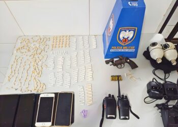 Polícia detém dois suspeitos e apreende grande quantidade de drogas em Rio Bananal