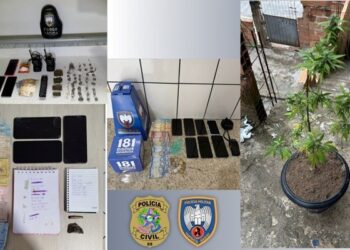 Operação integrada entre PM e PC resulta na prisão de seis pessoas e apreensão de drogas em Boa Esperança