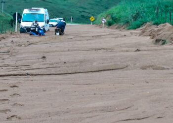 Chuvas causam interdição entre Pancas e Vila Verde