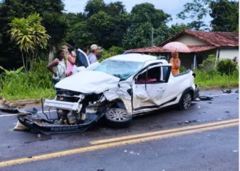 Mulher morre em acidente entre veículos na ES-315, em Boa Esperança