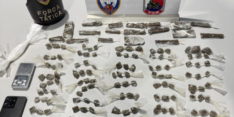 No sábado de Aleluia, Polícia faz prisão e apreende drogas na Galileia