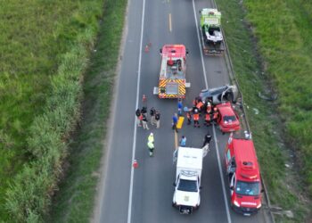 Veja imagens exclusivas do acidente que matou duas pessoas entre Aracruz e Linhares