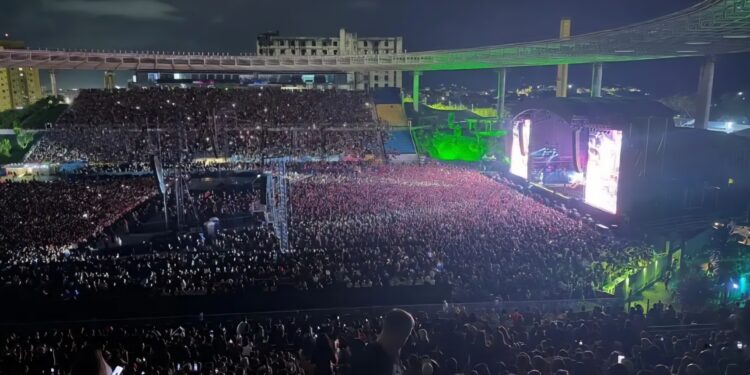 Cariacica vira capital do rock com 35 mil pessoas no Kleber Andrade no show da Guns