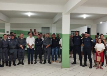 11º BPM participa de reunião sobre segurança no distrito de Cachoeirinha de Itaúnas, em Barra de São Francisco