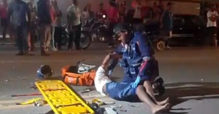 Jovem morre em acidente entre duas motos na entrada do Vale Encantado, em Ecoporanga