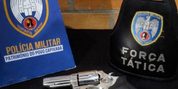 Homem é preso por porte ilegal de arma de fogo no Bairro Colina, em Barra de São Francisco